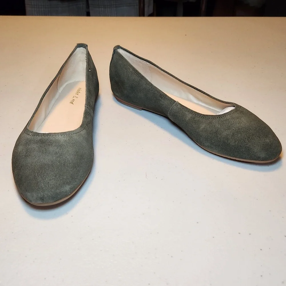 NWT Violet & Red x Stitch Fix Women’s Suede Ballet Flats Classic All Season‎